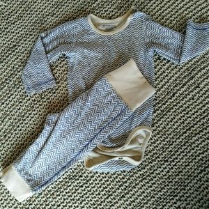 H&M conscious neutral baby outfit set 6-9 month
